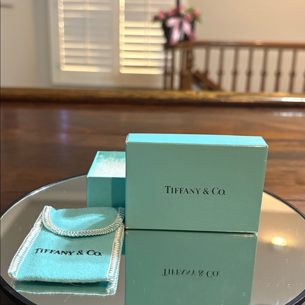TIFFANY & CO. Turquoise Box with Pouch